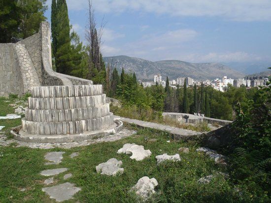 Partisan Memorial Cemetery in Mostar